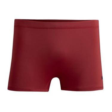 Imagem de Sunga Praia Boxer Lisa Proteção UV50+ Adulto Mash 300.116, Vermelho, G