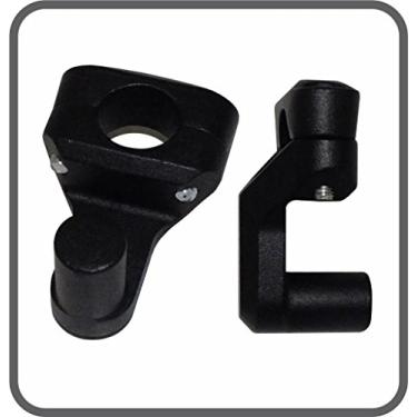 Imagem de Adaptador Riser para Guidão de Moto 28,5mm - Preto ou Prata - Alongador Fat Bar Scam