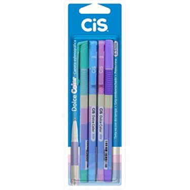Imagem de Caneta Esferográfica 0.5mm CIS Dolce Color, Blister c/4 unidades