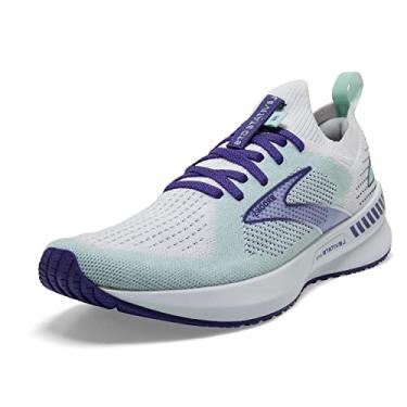Imagem de Brooks Levitate Stealthfit GTS 5, Branco/Azul marinho/Yucca, 11.5