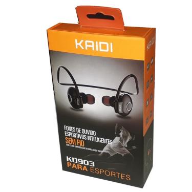 Imagem de Fone De Ouvido Kaidi Bluetooth Esportivos Inteligentes Kd903