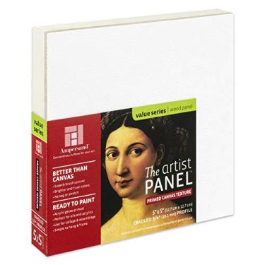 Imagem de (13cm x 13cm , 3/4" Cradled) - Artist Panel Cradled Canvas Size: 13cm H x 13cm W