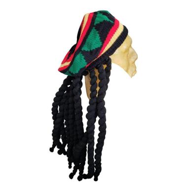 Imagem de Reggae Dreadlocks Jamaicano Malha Feijões Trança Rastafari