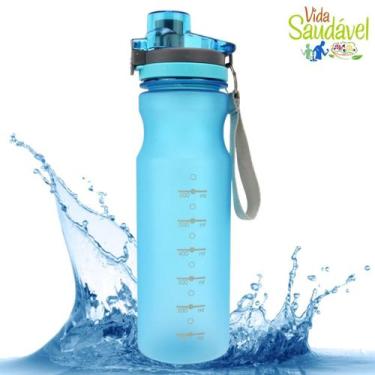 Imagem de Squeeze 890ml Emborrachado Garrafa Fitness Água Academia - Clink