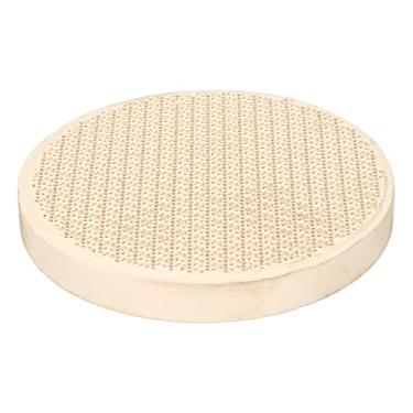 Imagem de Placa de solda favo de mel, placas de aquecimento de solda de favo de mel cerâmica, placa de solda de cerâmica com isolamento térmico de forma redonda para soldador