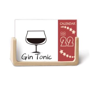 Imagem de Agenda de mesa Outline Of Gin Tonic 2022 12 meses