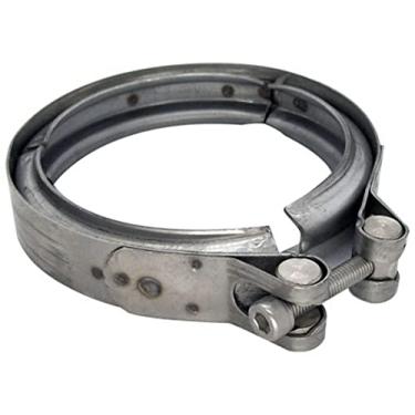 Imagem de ABRAÇADEIRA TUBO INTERMEDIARIO 4.1/2'' CANALETA LARGA MB 1938S 1944S INOX