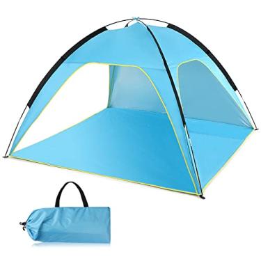 Imagem de Barraca de Praia Leve,Barraca de praia leve toldo protetor solar UV para acampamento barraca de pesca