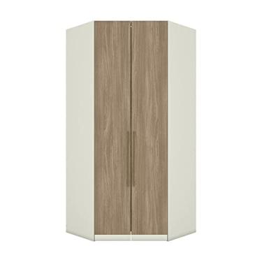 Imagem de Guarda Roupa Canto Closet Modulado 2 Portas 3 Gavetas Seletto Henn Areia Hp/jequitibá