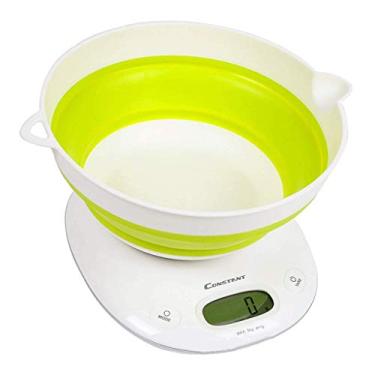 Imagem de balanças digitais balança de cozinha de alimentos bandeja dobrável de pesagem eletrônica em casa cozimento de 5 kg função de descascar alimentos conversão precisa de várias unidades