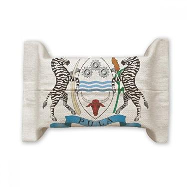 Imagem de Botswana National Emblem Country Capa de papel para lenços faciais Bolsa de linho de algodão