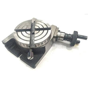 Imagem de Nova mesa rotativa OMEX de 7,6 cm – 75 mm modelo horizontal e vertical – máquina de fresagem I feita na Índia.