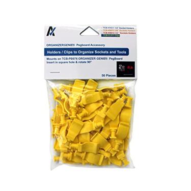 Imagem de Clipes universais (50 pcs) - Acessório para ORGANIZADOR GENIE Pegboards de grampo em e organizar Tools