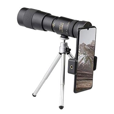 Imagem de 4K 10-300X40mm Zoom Monocular Telescope HD portátil Poderoso Professional Vision Eventos esportivos, concertos, observação de pássaros, camping, pesca e viagens