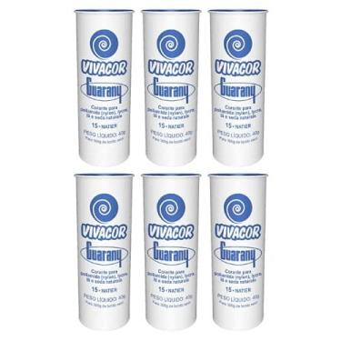 Imagem de Tinta Tecido Corante Roupas Vivacor Guarany 6u Azul Natier