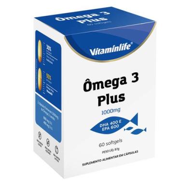 Imagem de Ômega 3 Plus Vitaminlife 1000Mg 60 Epa 40 Dha 60 Cápsulas