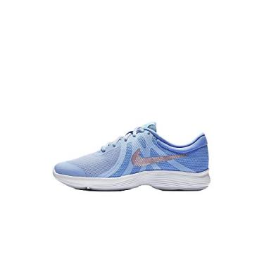 Imagem de Tênis de corrida infantil Nike Revolution 4 (Gs), Royal Pulse/Pink Foam, 6 Big Kid