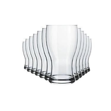 Imagem de Jogo de Copos para Cerveja Frevo 220 ml 12 Unidades Vidro Transparente Nadir