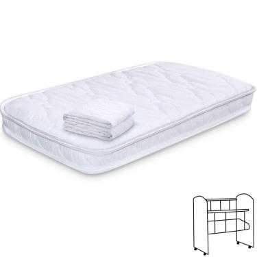Imagem de Colchão para Mini Berço Chiqueirinho Infantil Bebê Antialérgico 78x32x6cm - BF Colchões