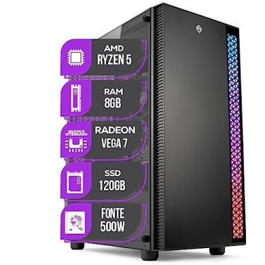 PC Gamer Completo Ryzen 5 5600G, 16GB DDR4, SSD 480GB, 500W 80 Plus, Enifler