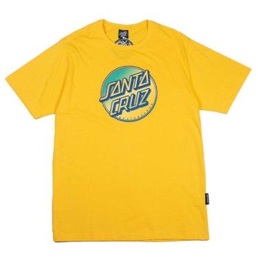 Imagem de Camiseta Santa Cruz Contra Dot Pop Amarelo-Unissex