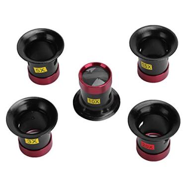 Imagem de 5pcs Liga de Alumínio Lupa Relojoeiro Lente de Vidro Lupa Acessório Lupa 10X Relojoeiros Relojoeiros Joalheiros Liga de Alumínio Reparação Dos Olhos Magni