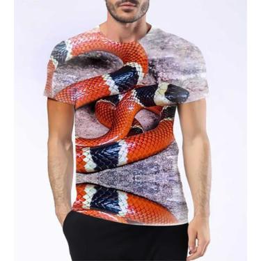 Imagem de Camisa Camiseta Cobra Coral Verdadeira Peçonha Víbora Hd 1 - Estilo Kr