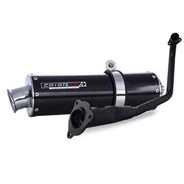 Imagem de Escape/Ponteira Coyote RS1 Aluminio Redondo - CG 160 Titan - Preto