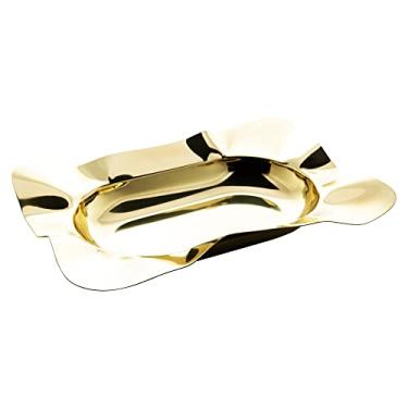 Imagem de Travessa de Aço Inox Bonbon Dourada 30cm x 18,5cm x 6,5cm - Wolff