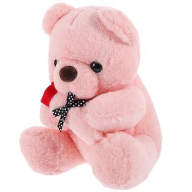 Imagem de Toyvian Decoração Brinquedos Ursos Que Gravam Sua Voz Boneca Urso Bichinho De Pelúcia Fofo Urso De Pelúcia Macio Bonecos De Pelúcia Recheados Urso Pequeno Pp Algodão Animal Urso Rosa