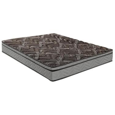 Imagem de Colchão Viúva Ortopédico D28 - Ep Anatômico Conforto Firme Euro Pillow Gray (128x188x17...