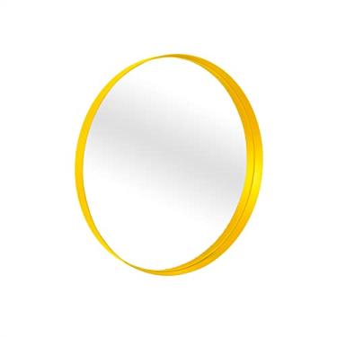 Imagem de Espelho Decorativo Round Interno Amarelo 20 cm Redondo