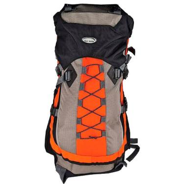 Imagem de Mochila Cargueira Para Trekking 60 Litros 6103 Cor:LARANJA