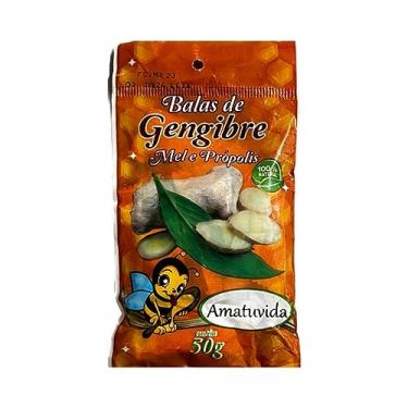 Imagem de Amatuvida Bala de Gengibre Com Mel e Própolis 50g