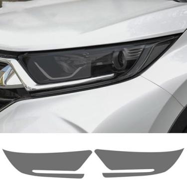 Imagem de LAVIYE 2 Pcs Car Headlight Anti scratch protection Film Front Light adesivo TPU transparente, para Honda CRV 2017-ON 2021 2022 Acessório