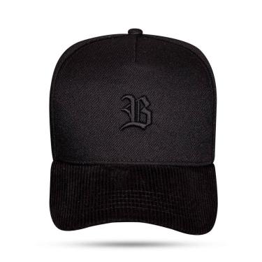 Imagem de Boné Blck Brasil Snapback Aba Curva Logo B Básico Bordado