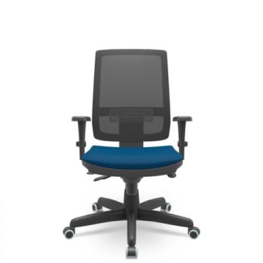 Imagem de Brizza Tela Slider Autocompensador 3D Sem Apoio Base Standart Design Plaxmetal NR-17 Ergonômica (Poliéster Azul)