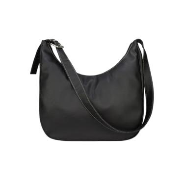 Imagem de Lenna's Hobo Bag Bolsa Transversal Tamanho Grande Casual Fashion LE11 Preta