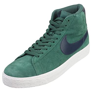 Imagem de Nike Sb Zoom Blazer Mid PRM Tênis masculino Da1839, Verde nobre/verde nobre/branco, 45