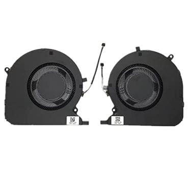 Imagem de TXLIMINHONG Novo ventilador de resfriamento compatível CPU e GPU para Razer Blade 14 RZ09-0370 RZ09-0370CEA3 RZ09-0368 FNNL FNNK DFS5K121144645 DFS5K123043635 13207266 20712 1 DC5V 0,5A