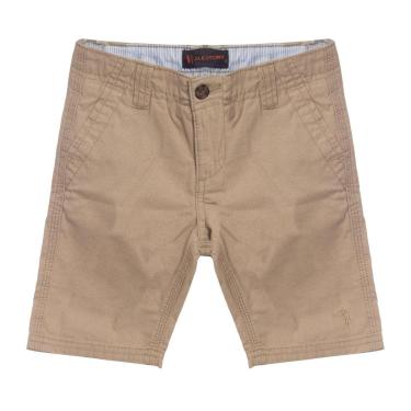 Imagem de Bermuda Sarja Aleatory Kids Fun Khaki-Masculino
