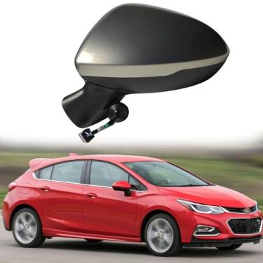 Imagem de Substituição do espelho lateral do motorista adequado para Chevrolet Cruze 2016 2017 2018 2019 espelhos laterais montagem de espelho lateral acessórios de espelho retrovisor de carro ajuste elétrico,
