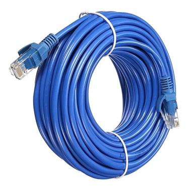 Imagem de Cabo de rede internet patch cord rj 45 cat5 15 metros