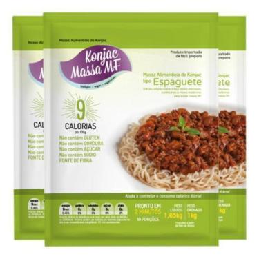 Imagem de Espaguete Sem Glúten Vegano 3 X 1kg Konjac-Unissex
