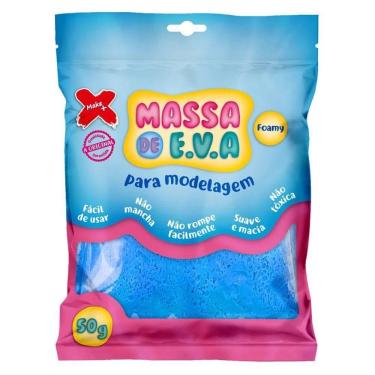Imagem de Massa De Eva Make+ 50g Azul Claro