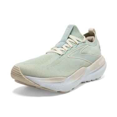 Imagem de Brooks Tênis de corrida feminino Glycerin Stealthfit 21 neutro, Surf/Marshmallow/creme, 39