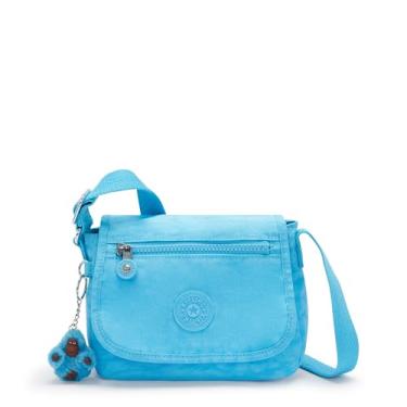 Imagem de Kipling Mini bolsa transversal Sabian, Pó azul, 7.75''L x 5.75''H x 3.25''D