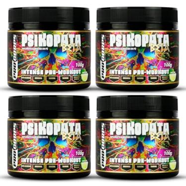 Imagem de 4 Pré Treino Psikopata Beta 100g - Procorps (100g, Limão)