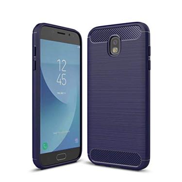 Imagem de Capa para Samsung Galaxy J5 Pro, capa de material de fibra de carbono, suave antiderrapante, macia, anti-impressões digitais, capa totalmente protetora para Samsung Galaxy J5 Pro