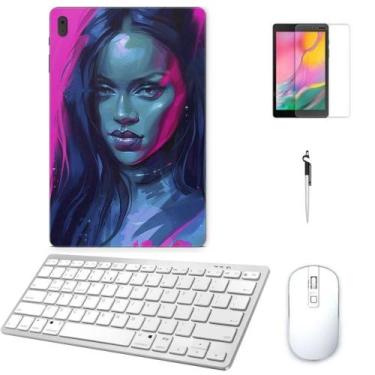 Imagem de Adesivo Galaxy Tab S8 Plus Sm-X806 Rihanna /Tecl/Mou/Can/Pel - Skin Za